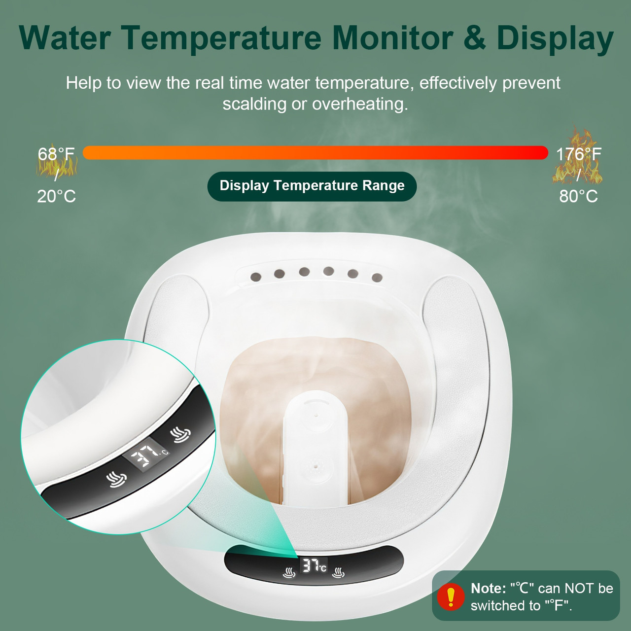 Electric USB Rechargeable Sitz Bath Tub product image