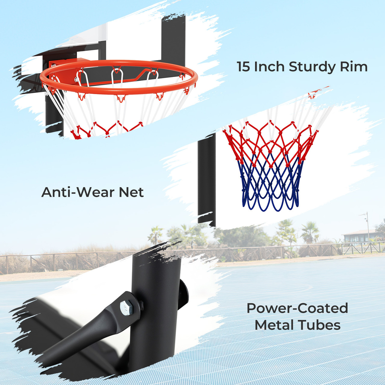 All-Terrain Adjustable Basketball Hoop product image
