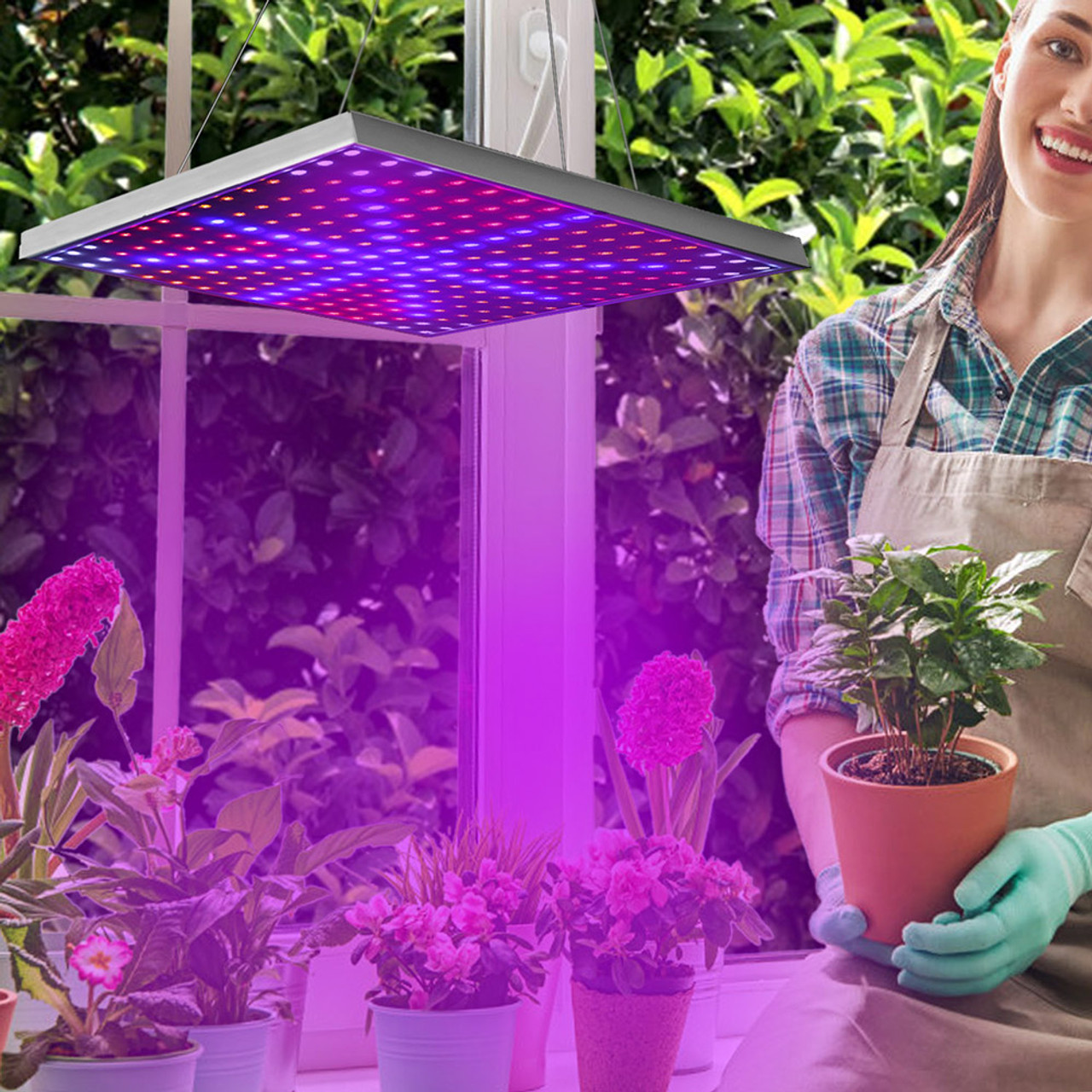 iMounTEK® Hanging 225-LED Plant Grow Lamp product image