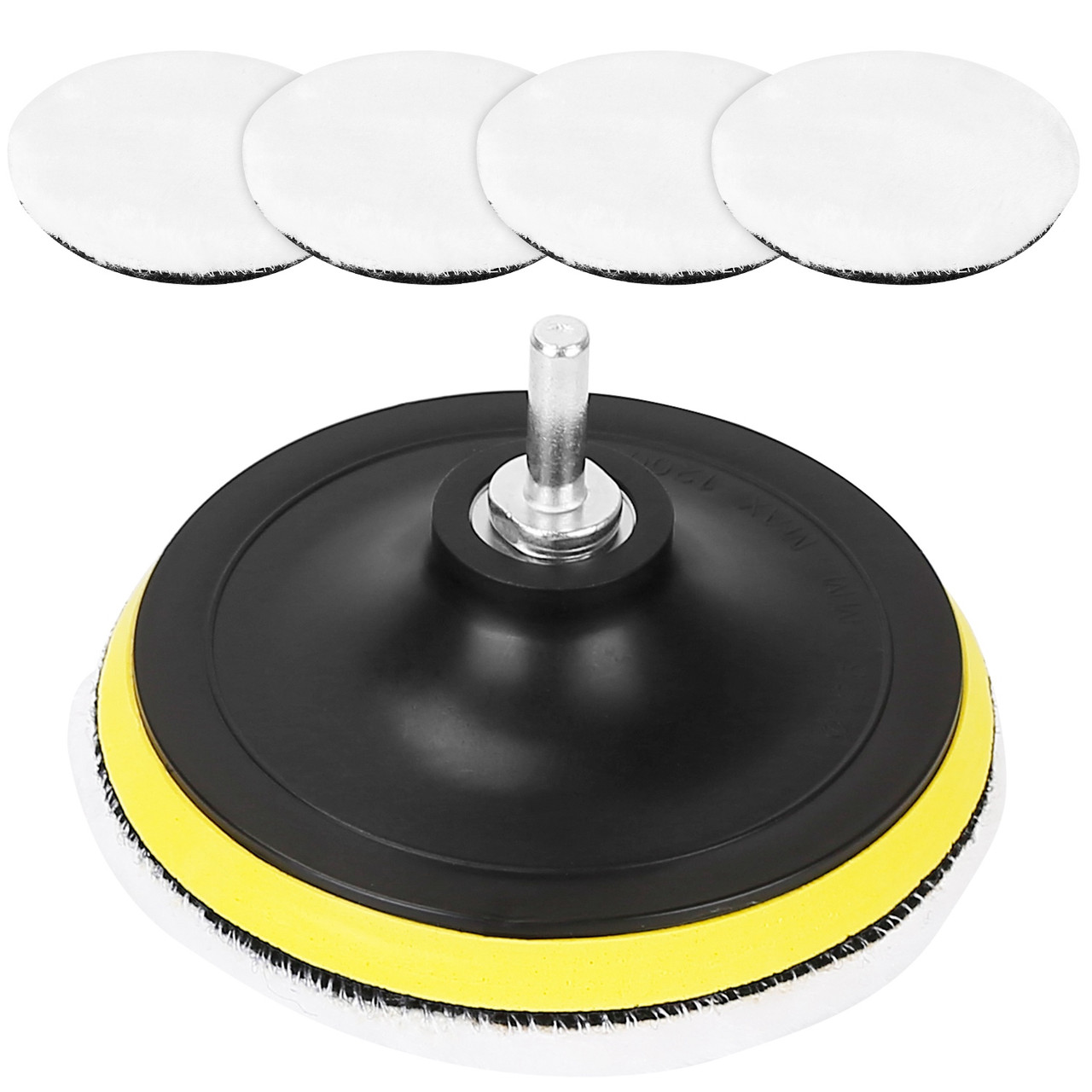 Car Polishing & Buffing Pad Set for Drill (5-Pieces) product image