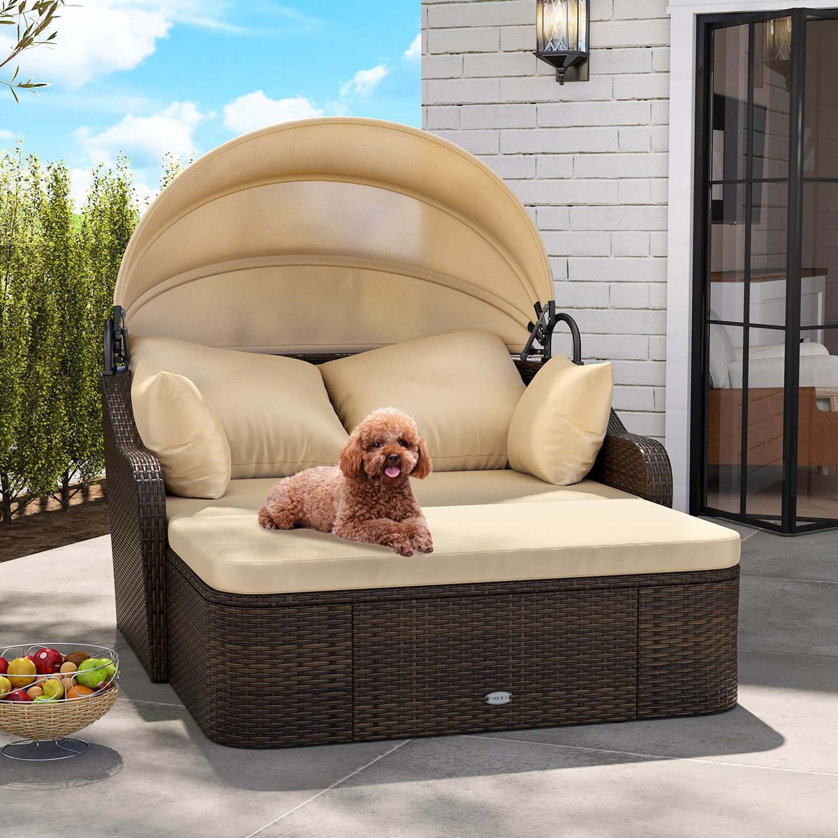 Patio PE Rattan Daybed  product image