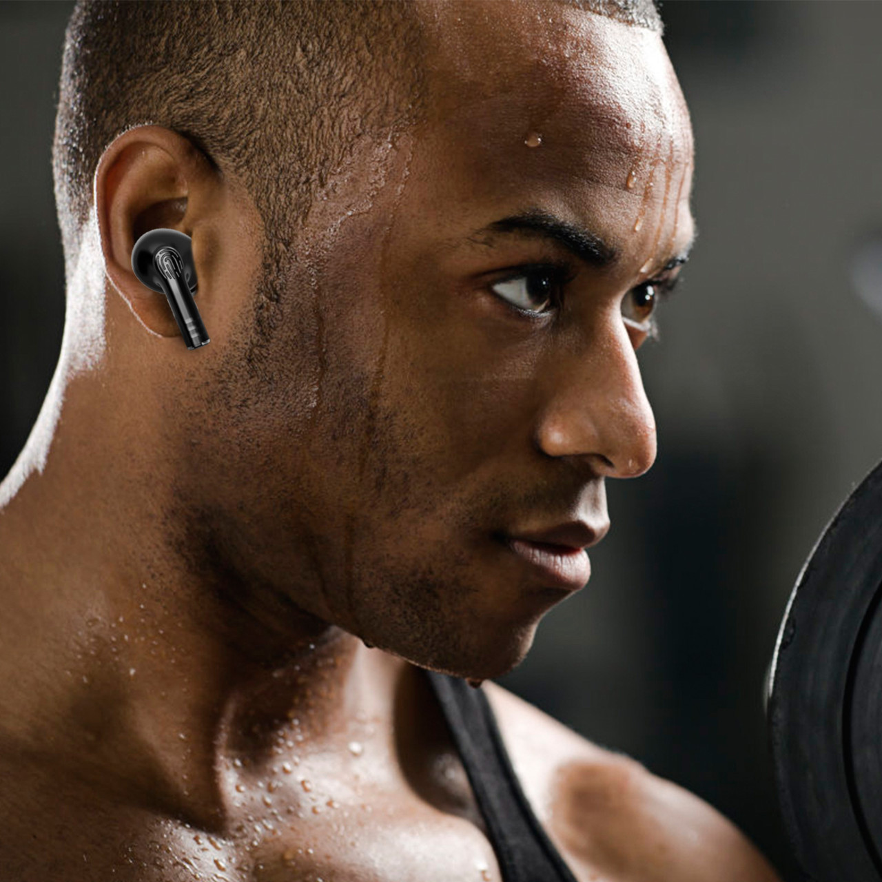 iNova™ True Wireless Sports Earbud Headphones with Charging Case product image