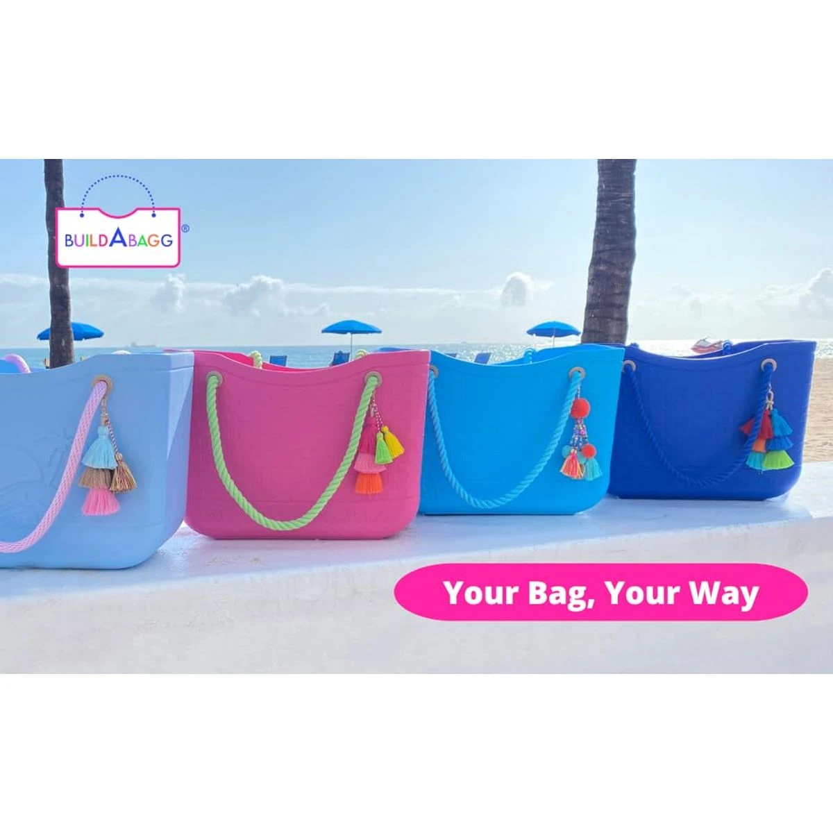 BocaBagg Waterproof Rubber Tote Bag product image