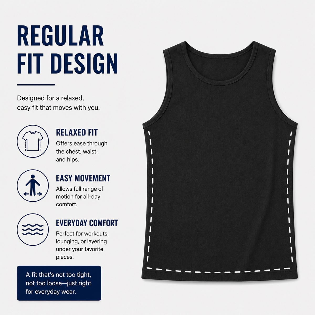Men's Micro Waffle Knit Heavyweight Tank Top (6-Pack) product image