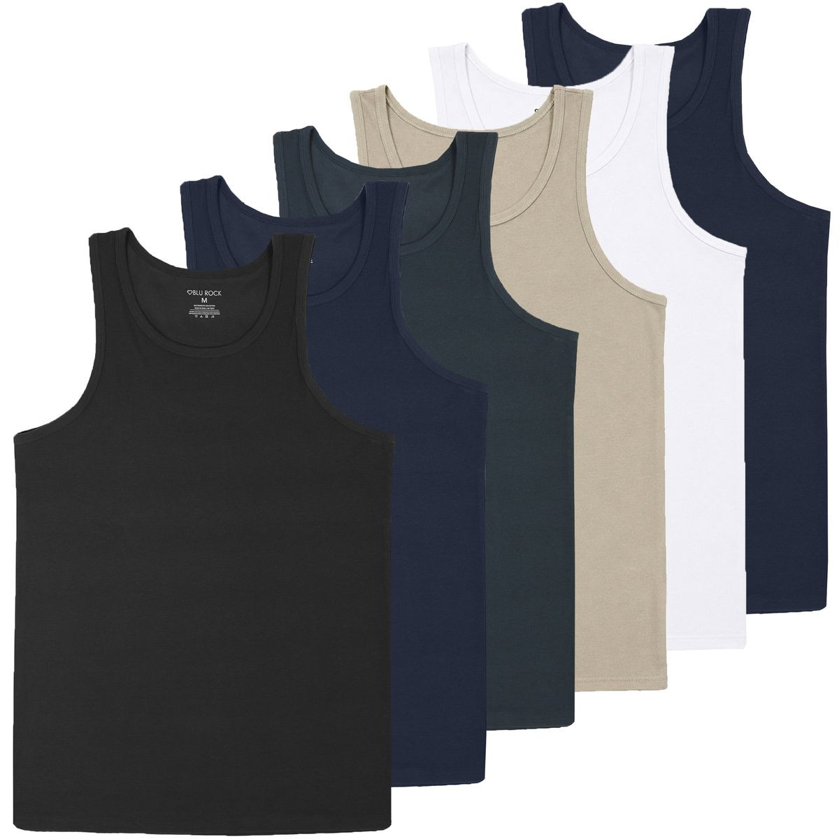 Men's Micro Waffle Knit Heavyweight Tank Top (6-Pack) product image