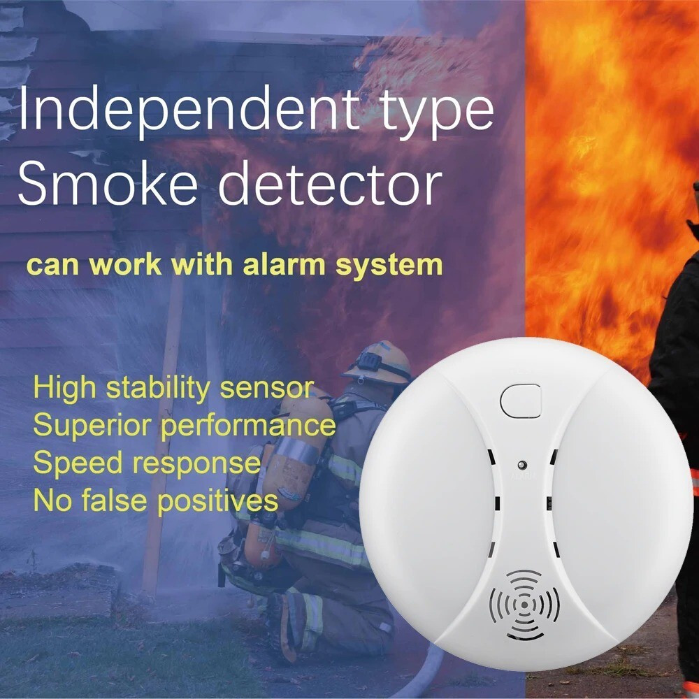Wireless Independent Photoelectric Smoke Detector (2-Pack) product image