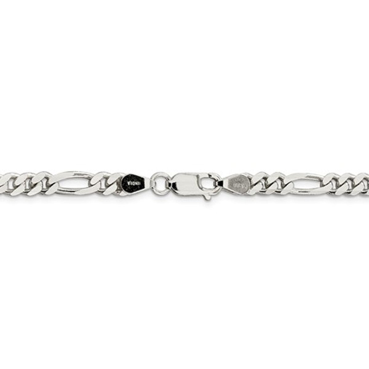 22" Sterling Silver Figaro Chain Necklace (4.50mm) product image