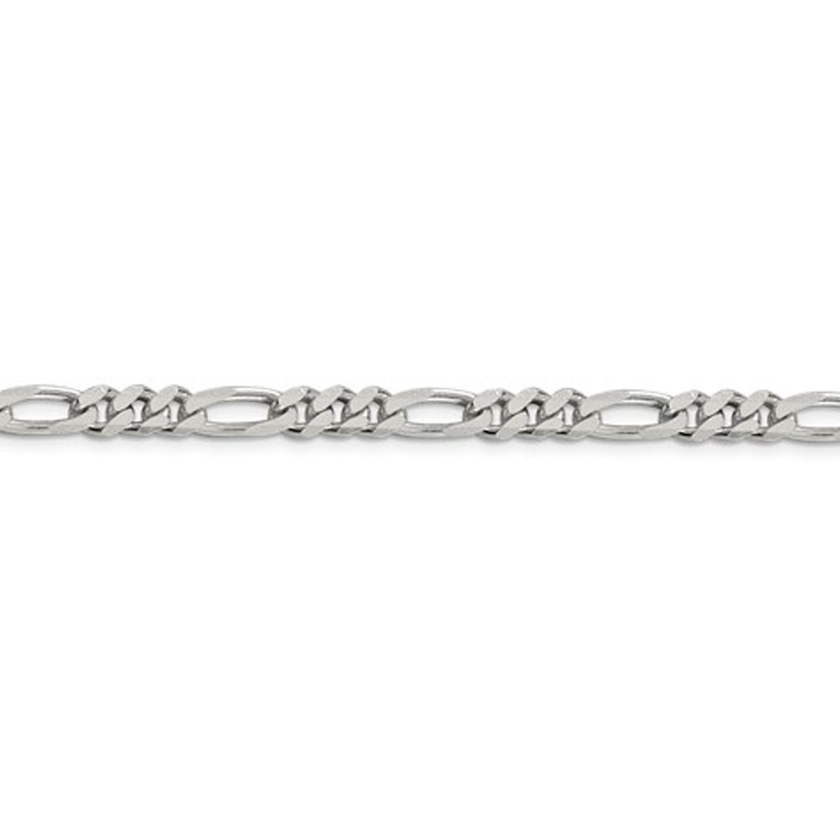 22" Sterling Silver Figaro Chain Necklace (4.50mm) product image