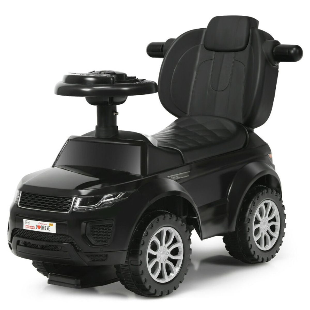 3-in-1 Kid's Ride-On Push Car with Music  product image