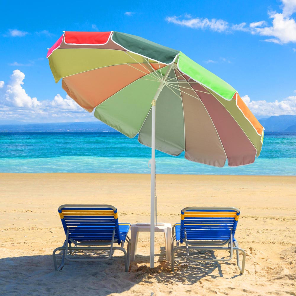 Yescom Rainbow Beach Umbrella  product image