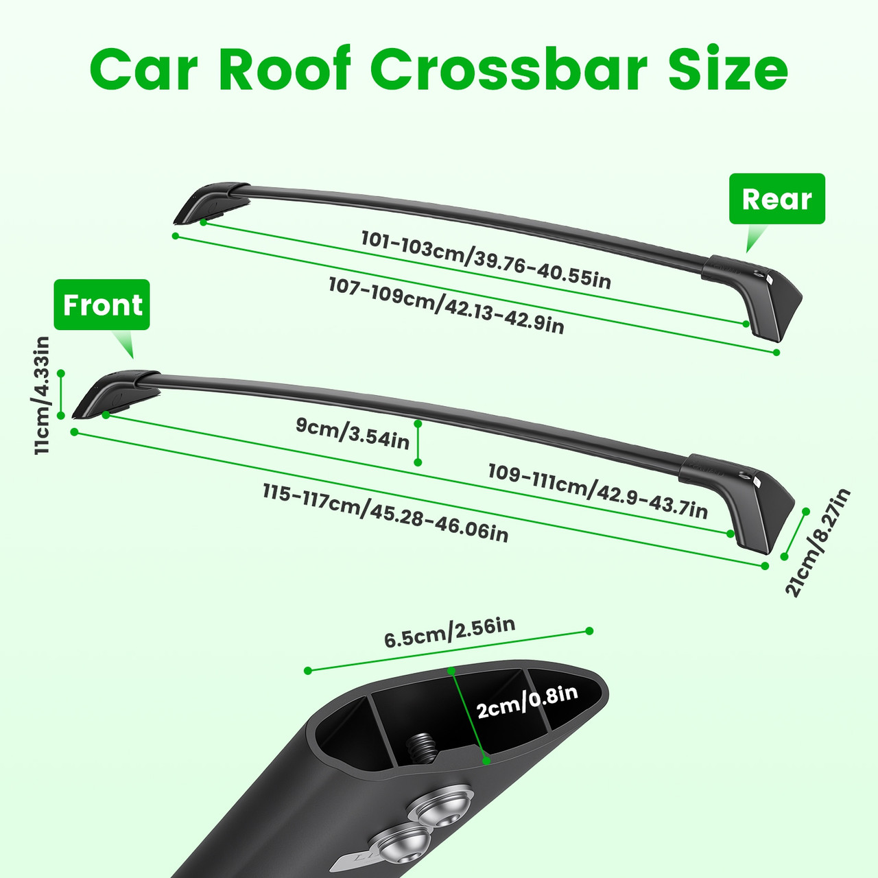 Toyota RAV4 Roof Rack Crossbars  product image