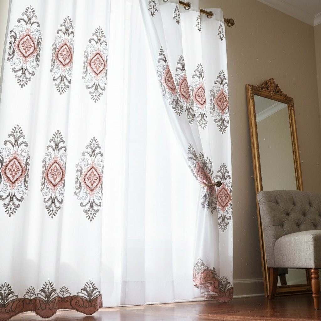 Embroidered Curtain Set  product image