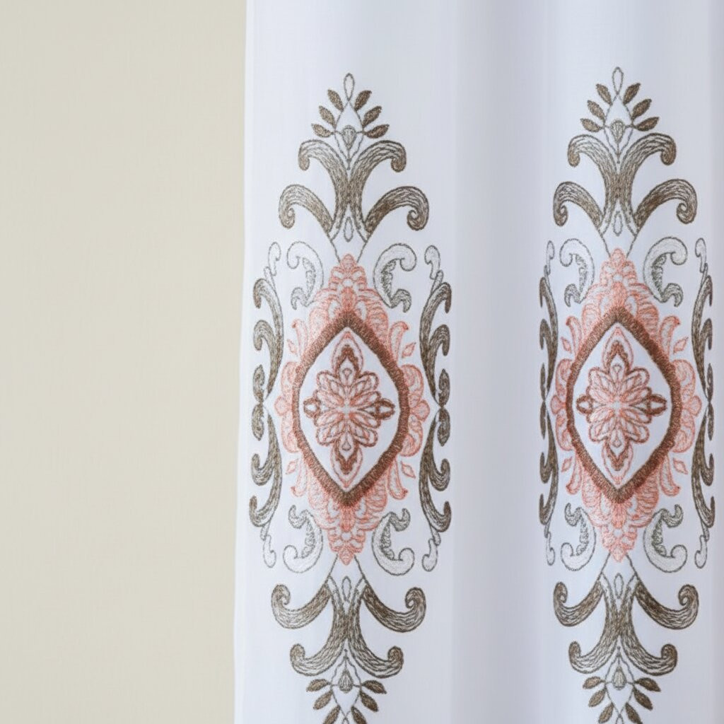 Embroidered Curtain Set  product image