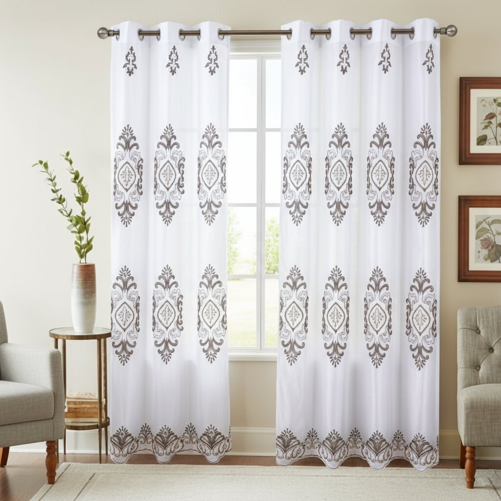 Embroidered Curtain Set  product image