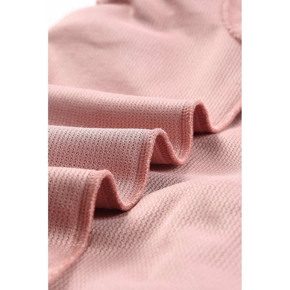 Faith Solid Ribbed Knit Round Neck Pullover Sweatshirt product image