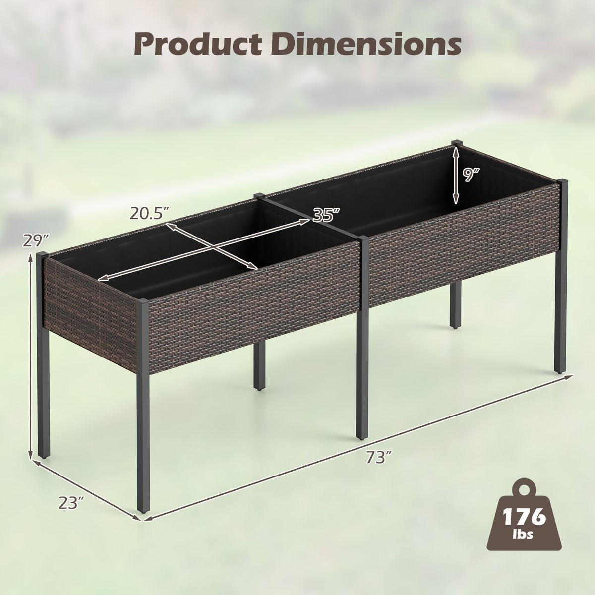6-foot Raised Garden Bed product image
