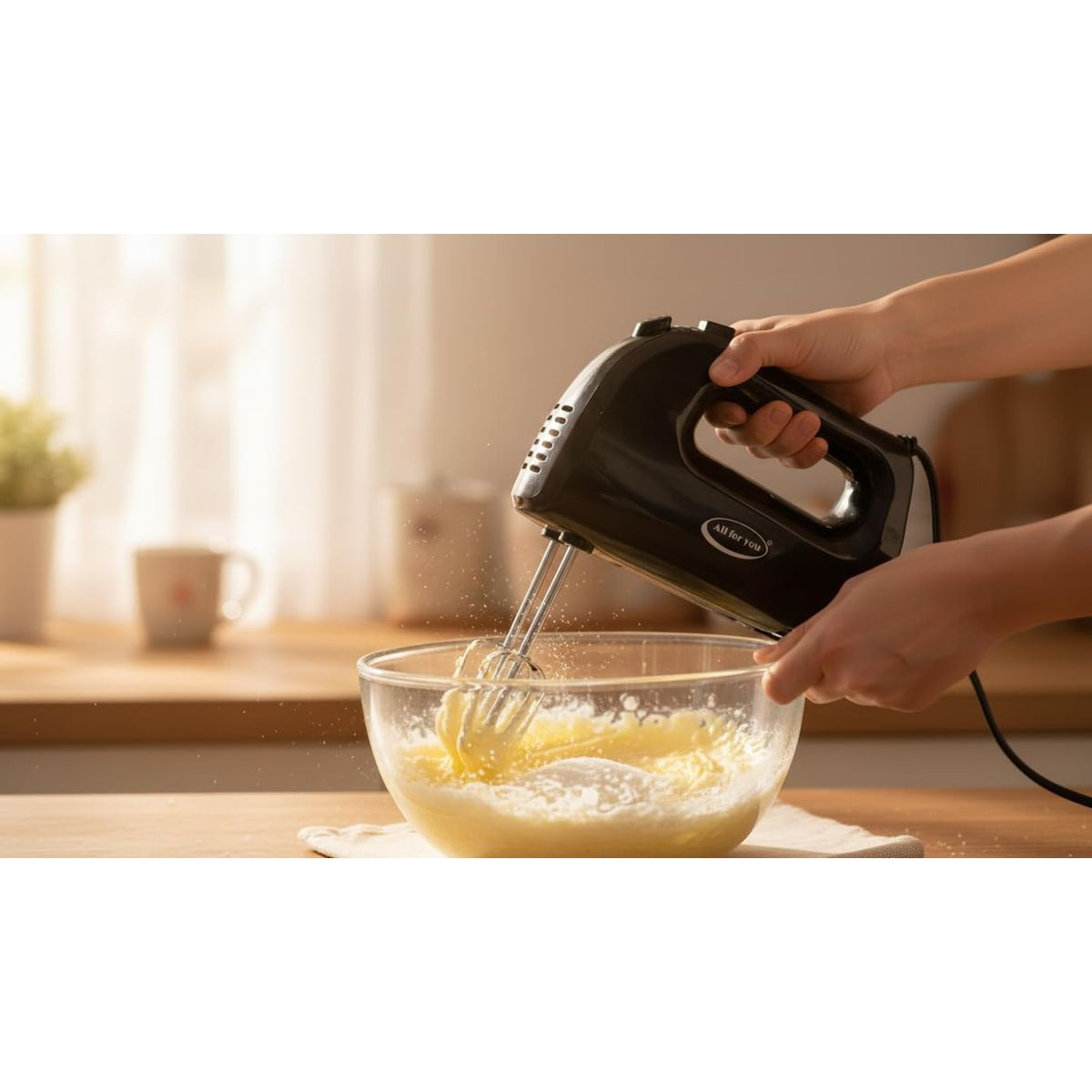 5-Speed Electric Hand Mixer with Whisk product image