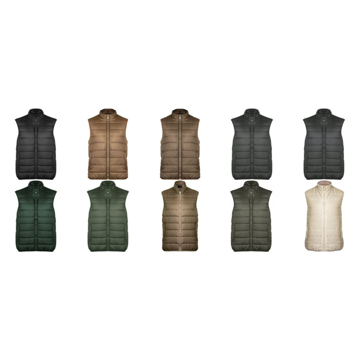 Men's Lightweight Water-Resistant Sleeveless Puffer Vest Jacket product image