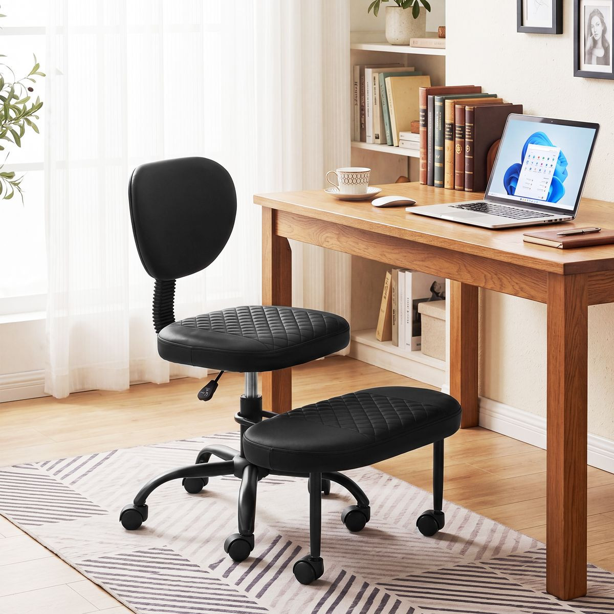 Ergonomic Cross Legged Office Chair product image