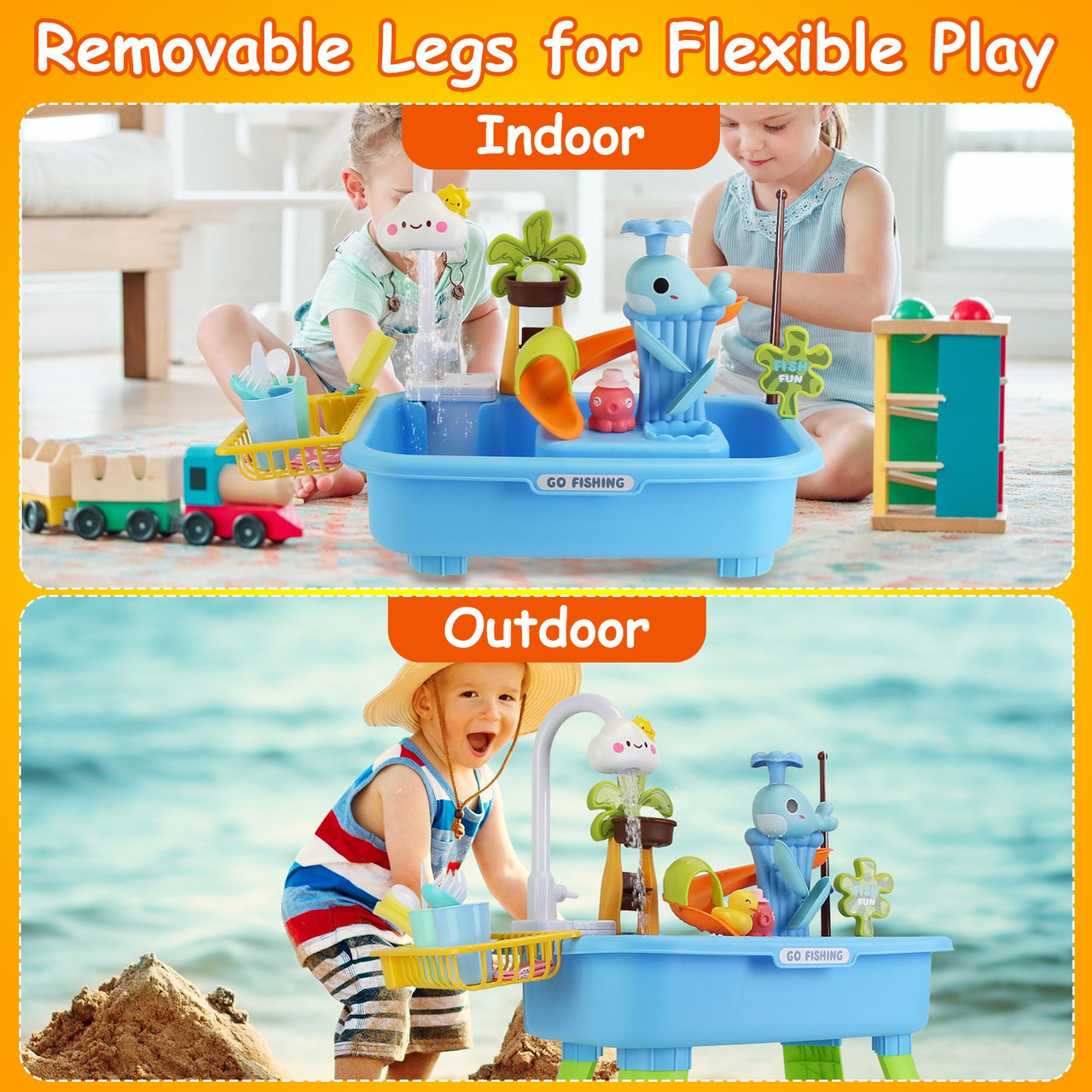 3-in-1 Kitchen Sink Water Table product image