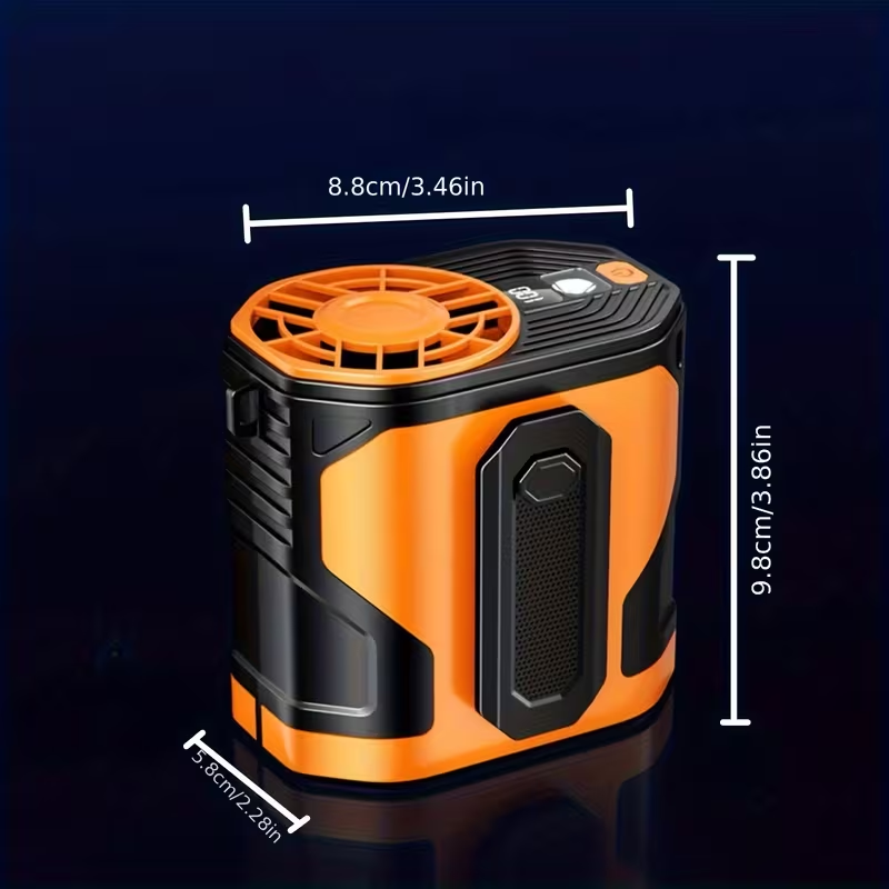 Portable Waist Clip Fan with LED Flashlight product image