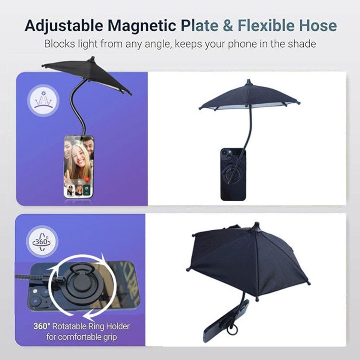 Portable Mini Cell Phone Umbrella  product image
