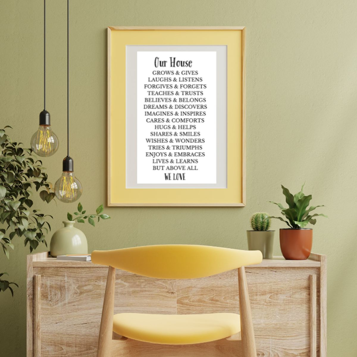 "Our House" Wall Art Print product image