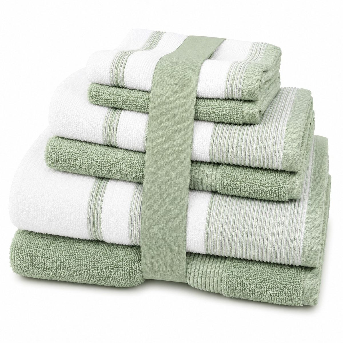 2-Tone Towel Set (6 or 12 Pieces) product image