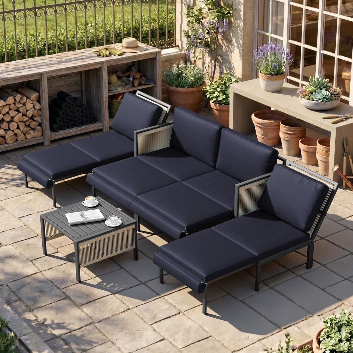 Outdoor Sectional Patio Set (4-Pieces) product image