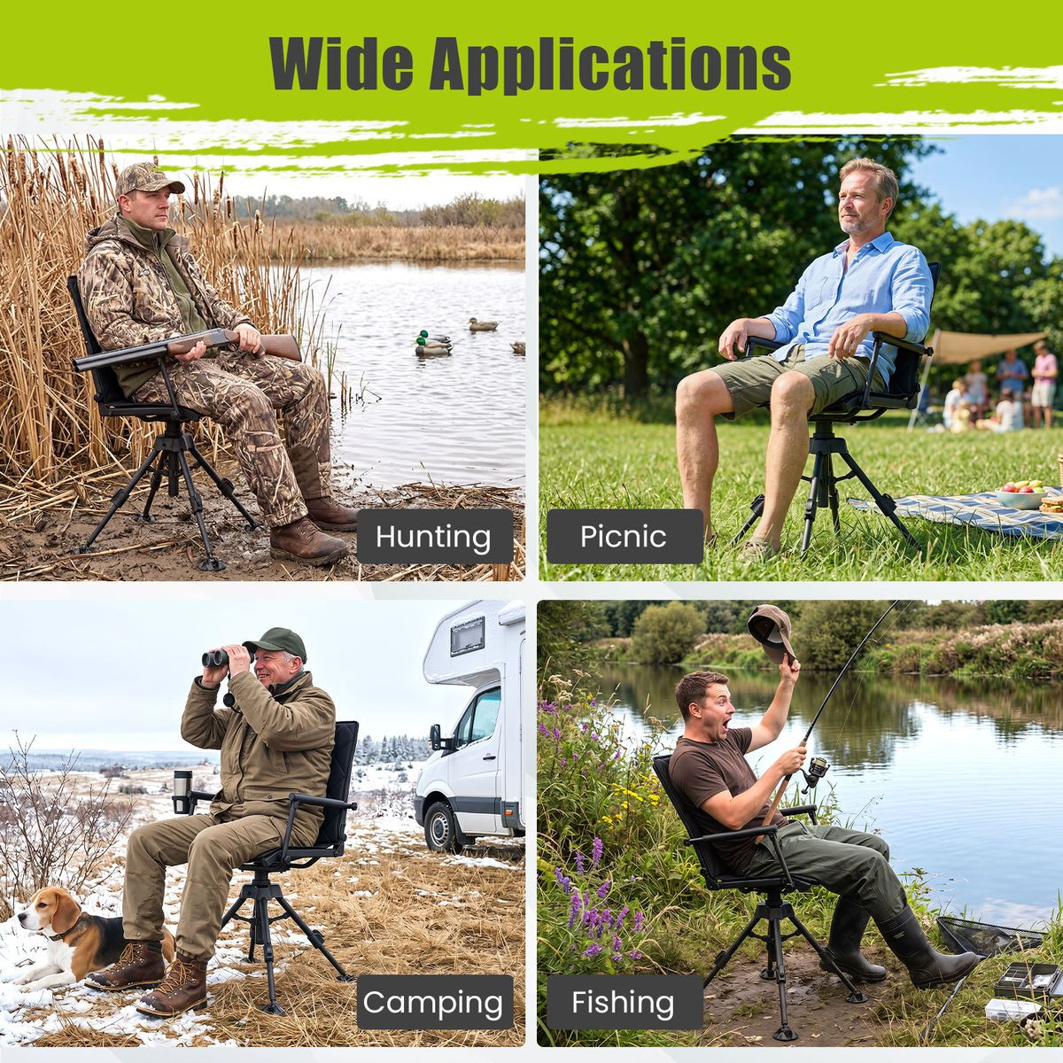 360° Silent Swivel Hunting Seat  product image
