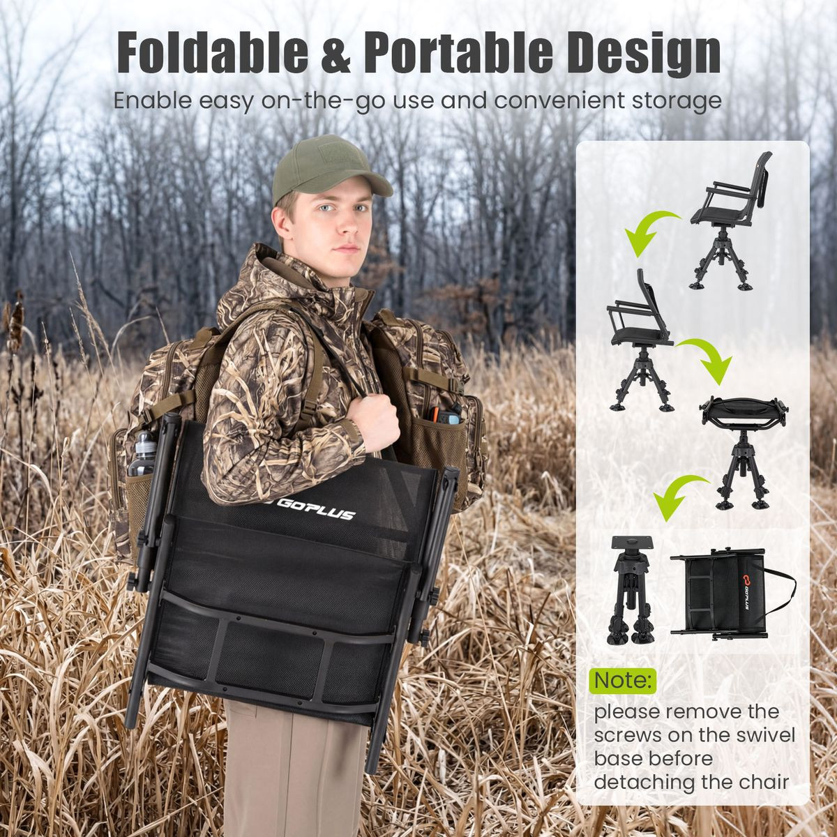 360° Silent Swivel Hunting Seat  product image