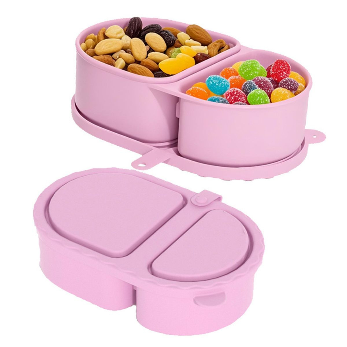 2-Compartment Portable Lunch Box product image