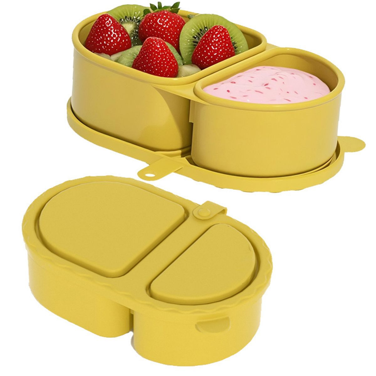 2-Compartment Portable Lunch Box product image