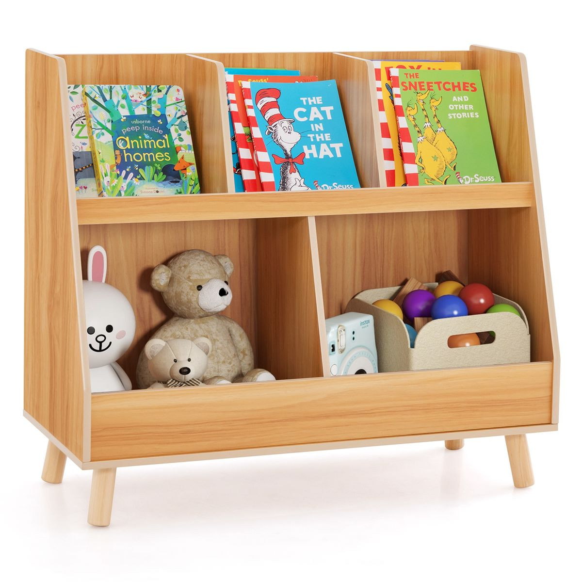 5-Cube Kids' Bookshelf and Toy Organizer  product image