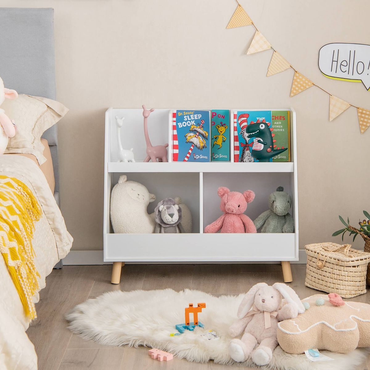 5-Cube Kids' Bookshelf and Toy Organizer  product image