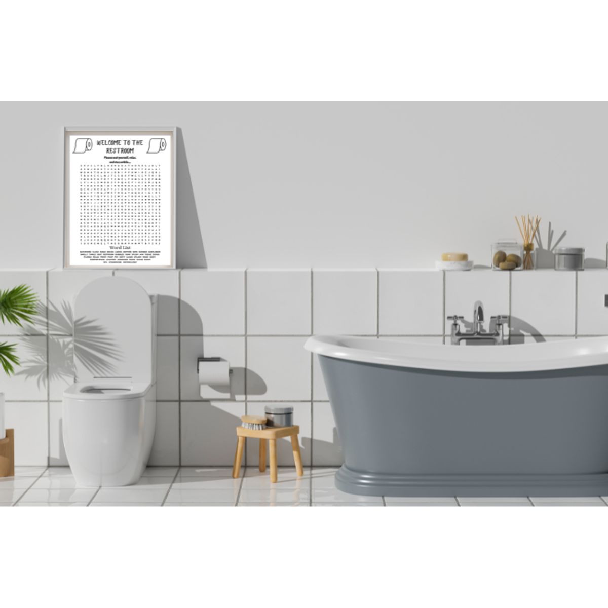 'Welcome to the Restroom' Art Print product image