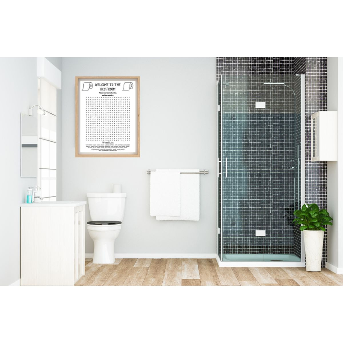 'Welcome to the Restroom' Art Print product image