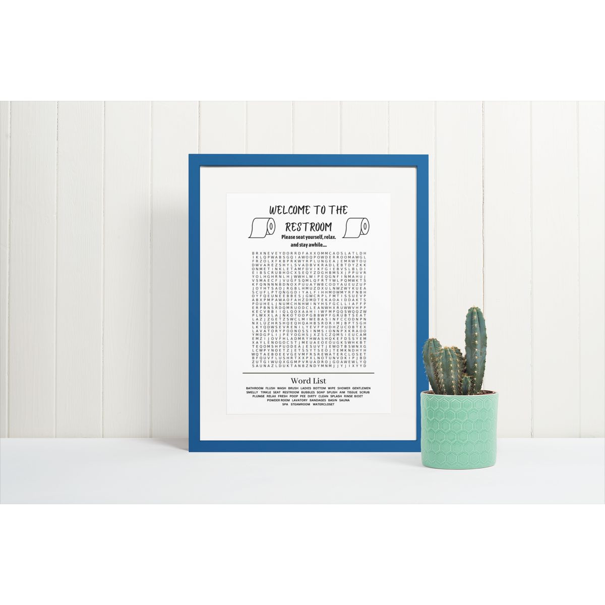 'Welcome to the Restroom' Art Print product image