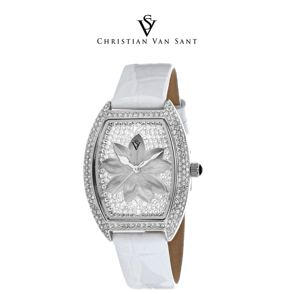 Christian Van Sant Women's Lotus White Dial Watch product image