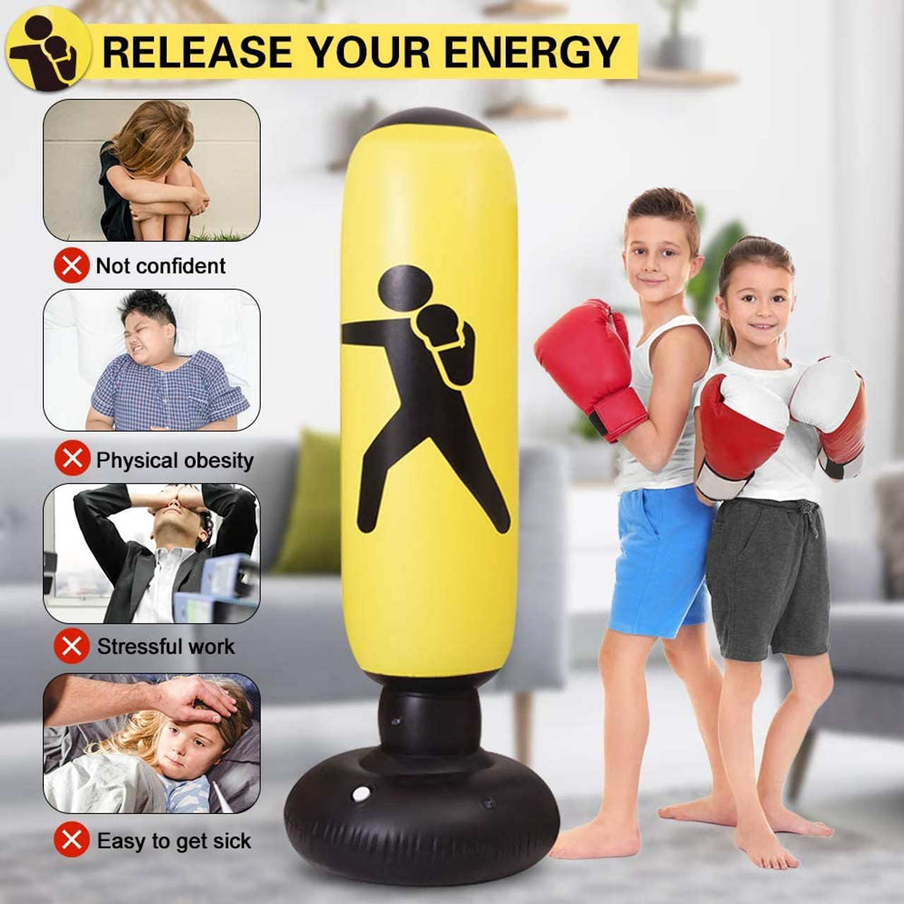 Kids' Freestanding Punching Bag product image
