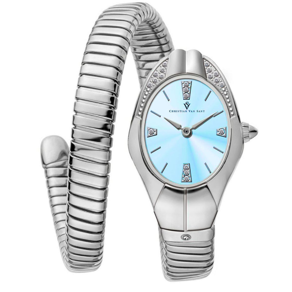 Christian Van Sant Women's Naga Blue Dial Watch product image