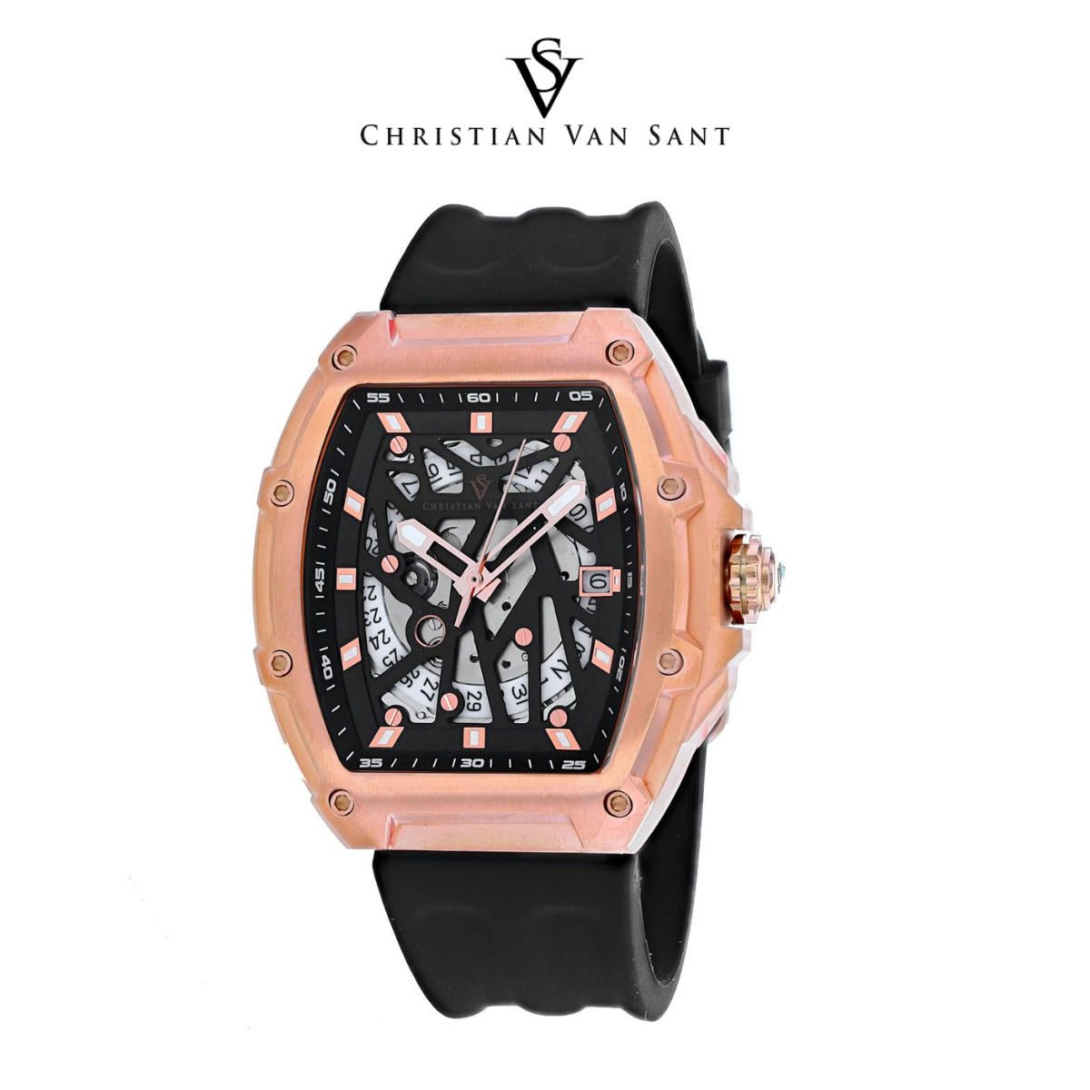 Christian Van Sant Men's Odyssey Black Dial Watch product image