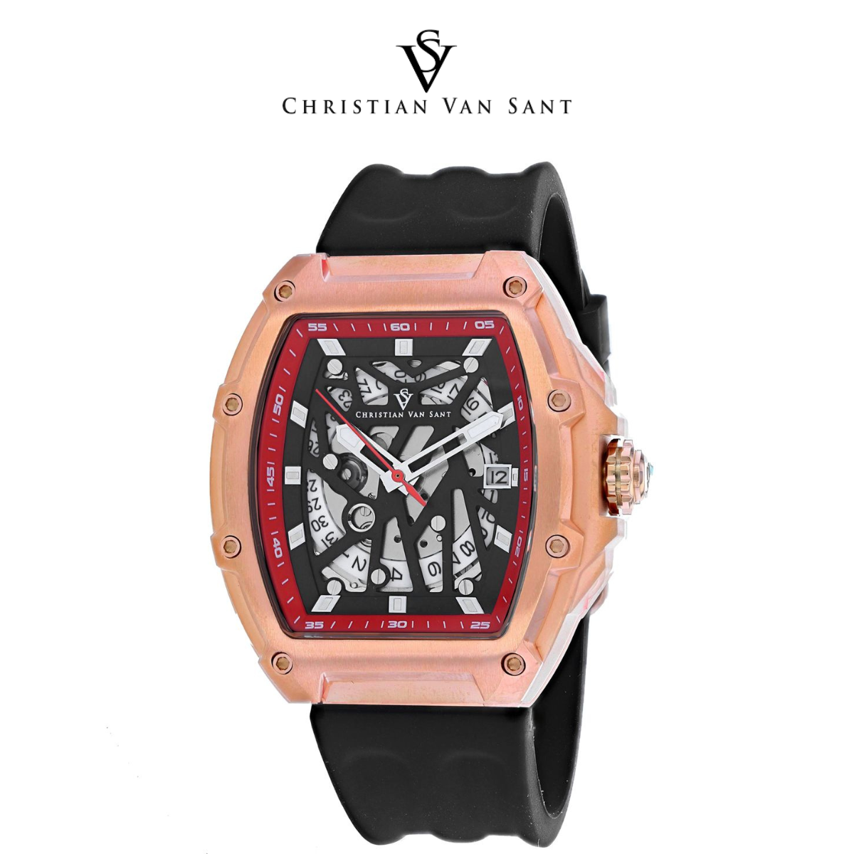 Christian Van Sant Men's Odyssey Black Dial Watch product image