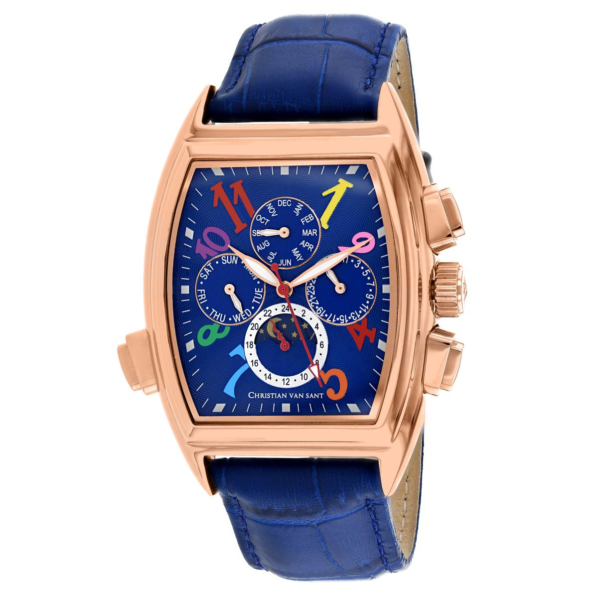 Christian Van Sant Men's Grandeur Blue Dial Watch product image