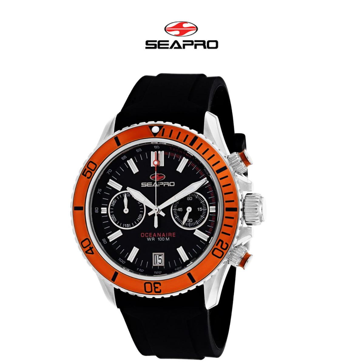 Seapro Men's Thrash Black Dial Watch product image