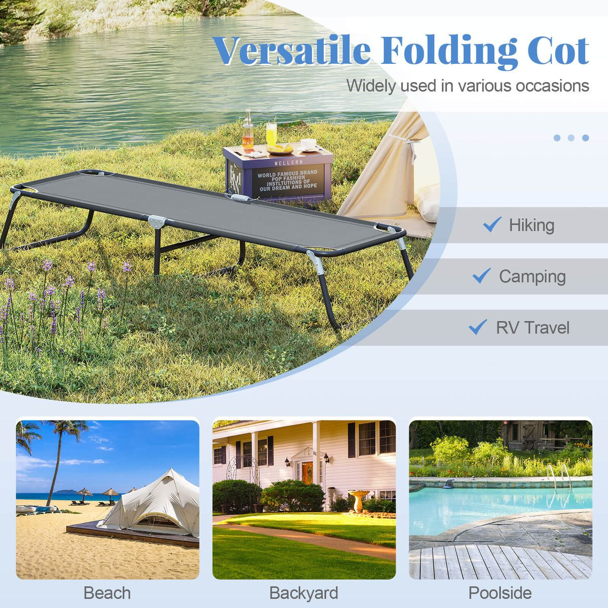 Folding Camping Bed Sleeper Cot  product image