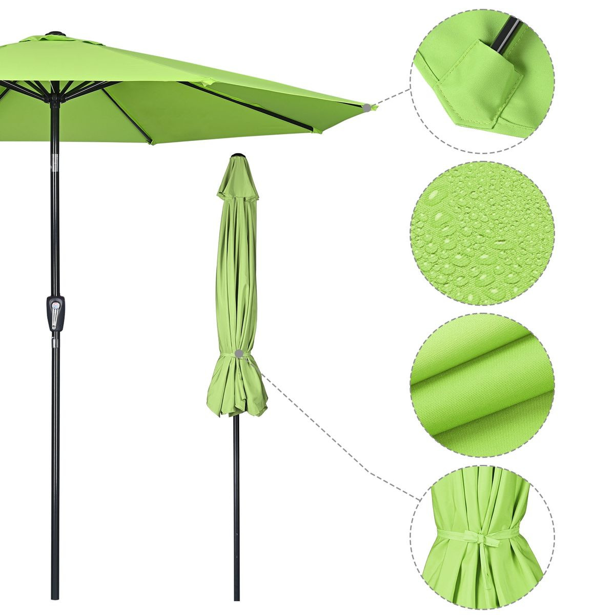 9-Foot Outdoor Table Patio Umbrella with Crank and Tilt  product image
