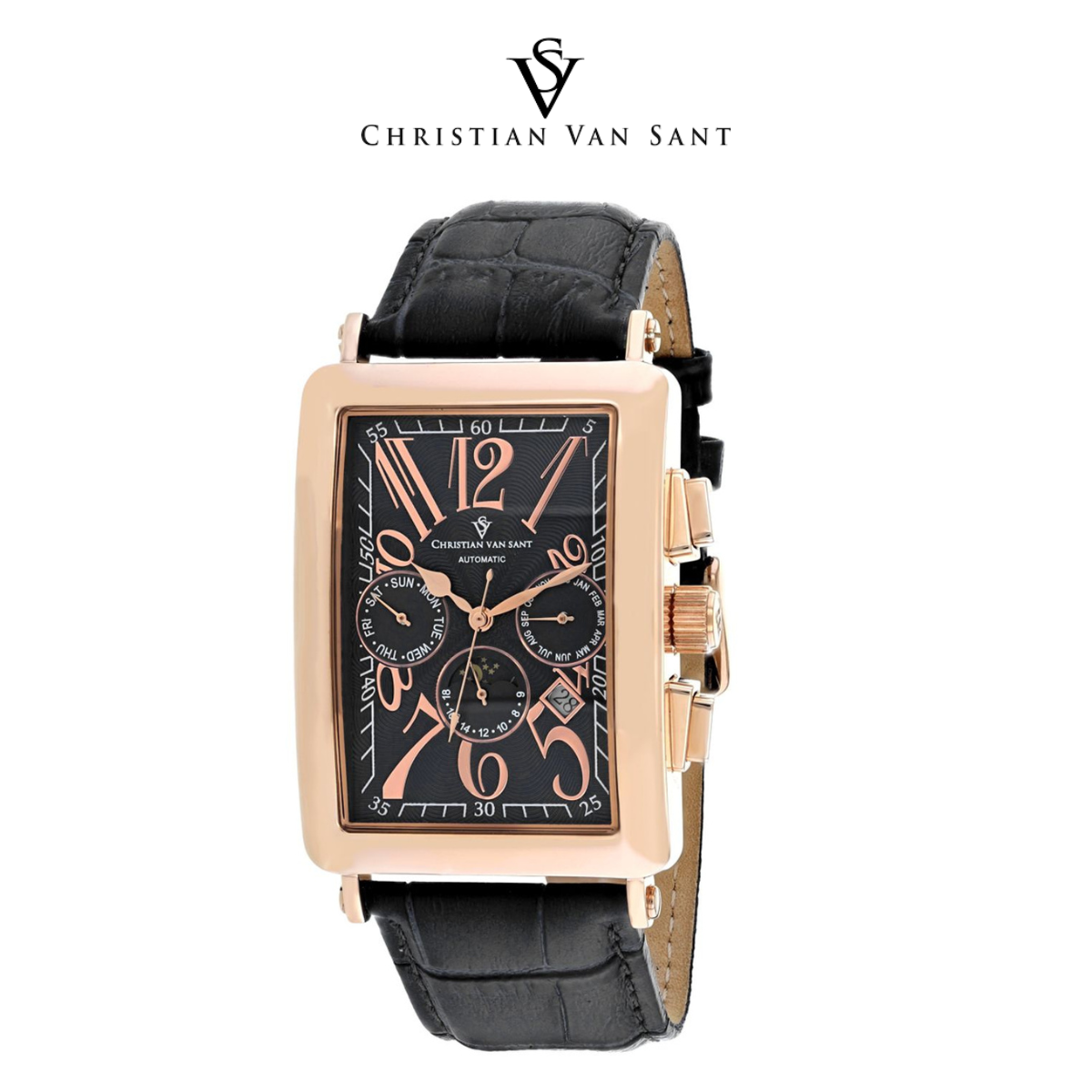 Christian Van Sant Men's Prodigy Black Dial Watch product image