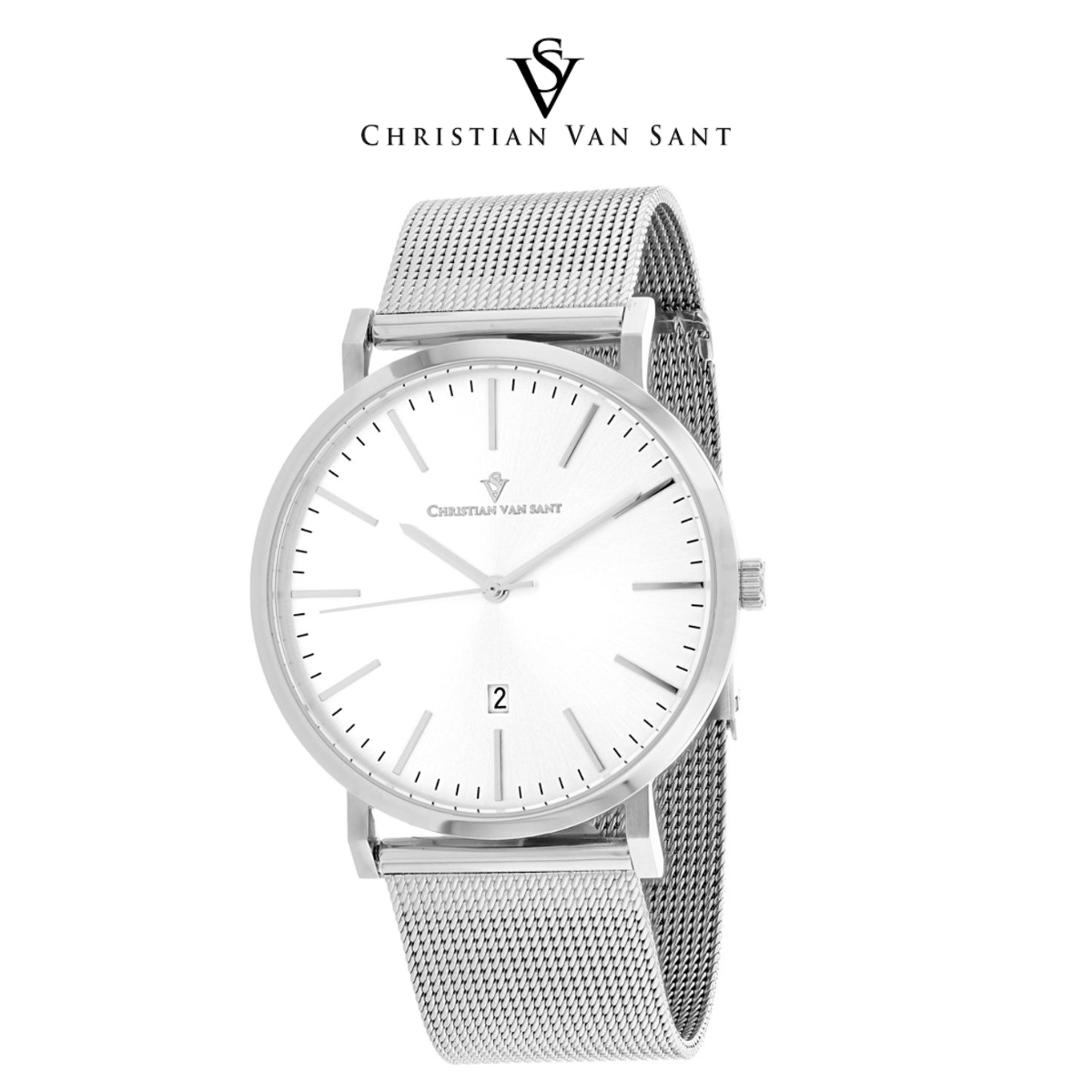 Christian Van Sant Men's Paradigm Silver Dial Watch product image