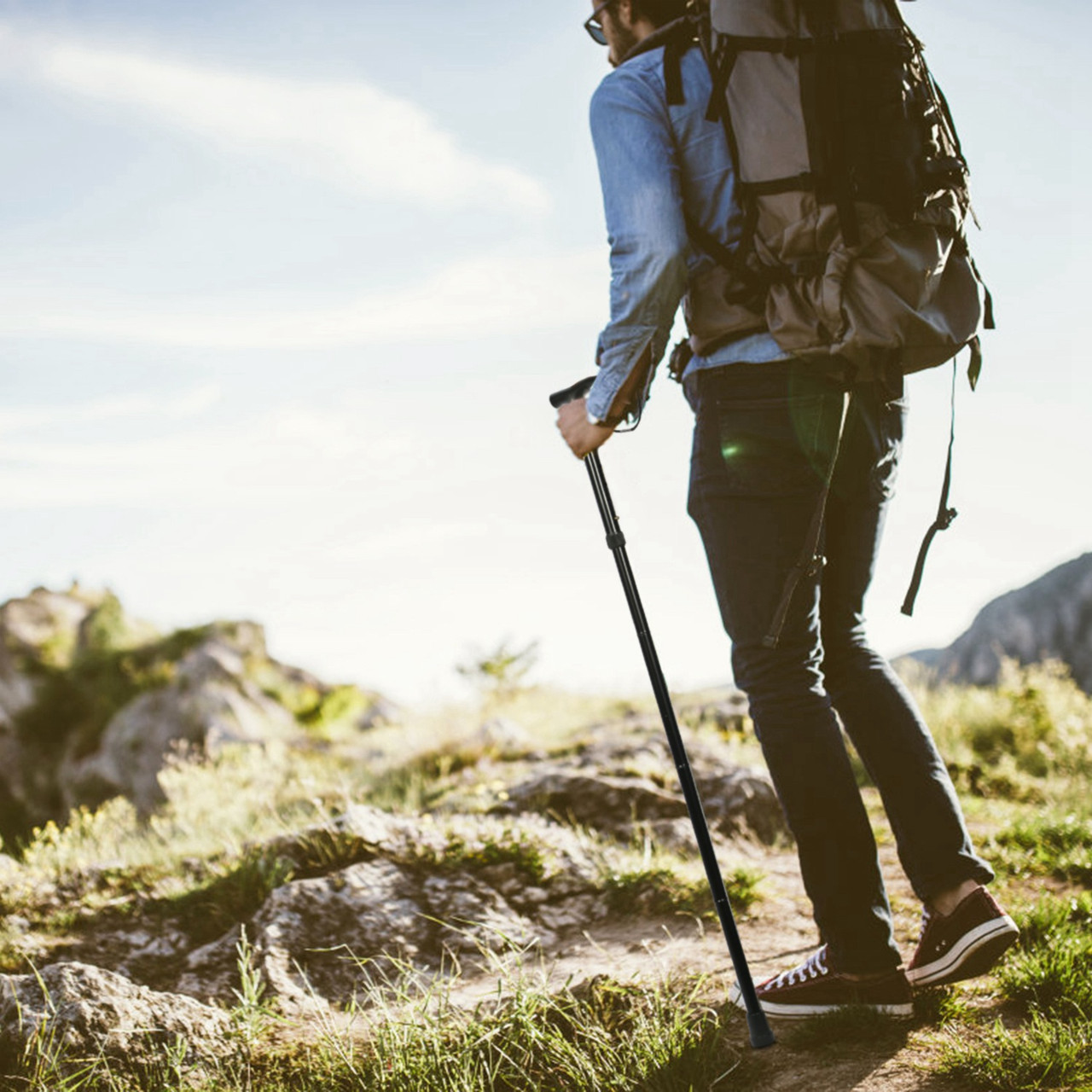 Adjustable Folding Walking Cane product image